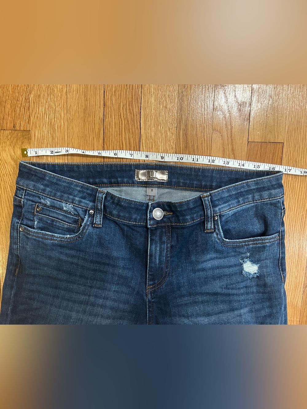Kut from the Kloth Women’s Catherine Boyfriend Jeans Sz 8 Relaxed Fit Cuffed Hem - Picture 10 of 11